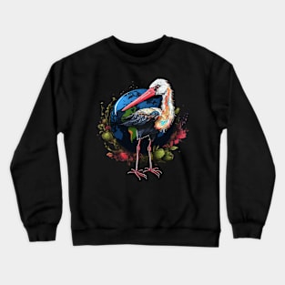 Stork Earth Day Crewneck Sweatshirt